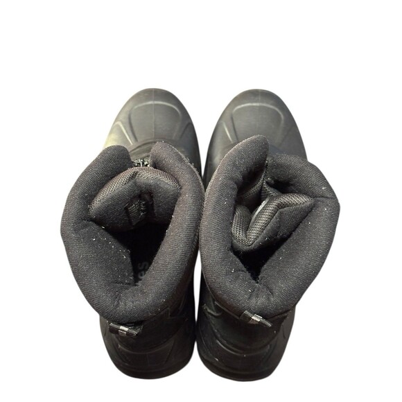 Totes Bryan Men’s Size 12M Black Winter Snow Boots Waterproof Zip Insulated Warm - Picture 7 of 14